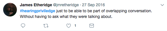 Twitter image hearing privilege tweet
