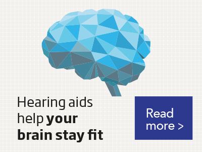 Hearing aids help your brain stay fit. Read more.