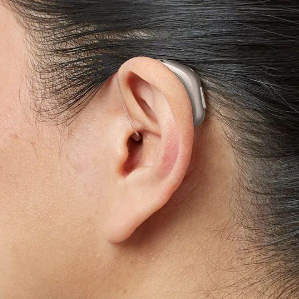 Oticon intent hearing aid in ear